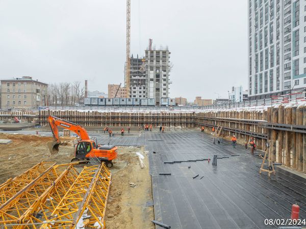 Ход строительства ЖК «Семеновский парк 2» за Февраль 2024 г., фото №2