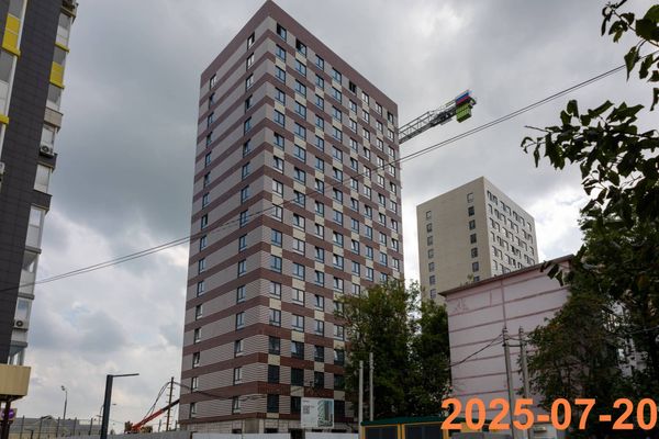 Ход строительства ЖК «Юнино» за Июль 2025 г., фото №3