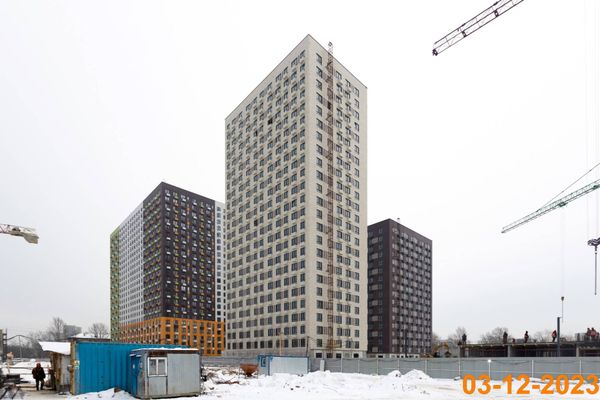 Ход строительства ЖК «Волжский парк» за Декабрь 2023 г., фото №4
