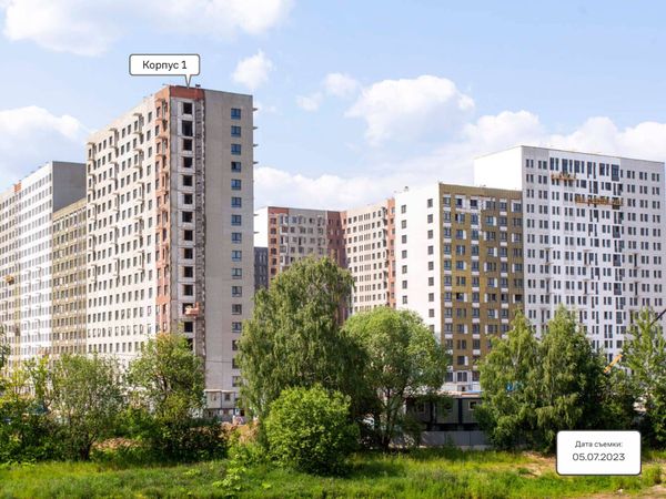 Ход строительства ЖК «Молжаниново» за Июль 2023 г., фото №3