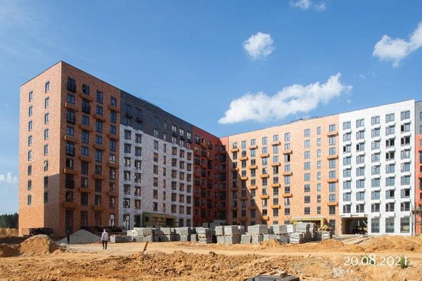 Ход строительства ЖК «Середневский лес» за Август 2021 г., фото №5