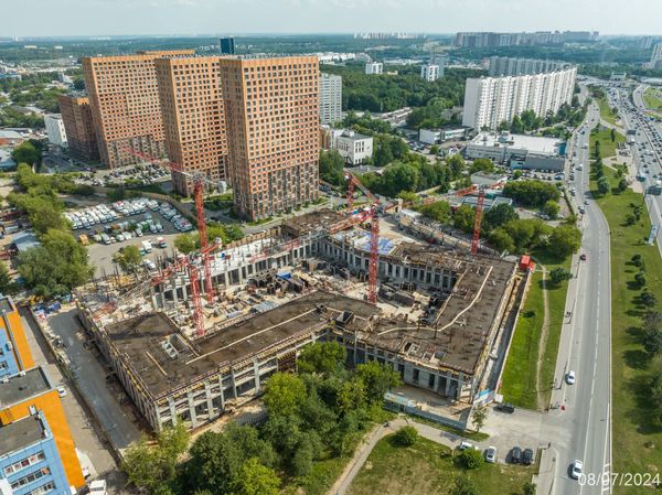 Ход строительства ЖК «Варшавские ворота» за Июль 2024 г., фото №2