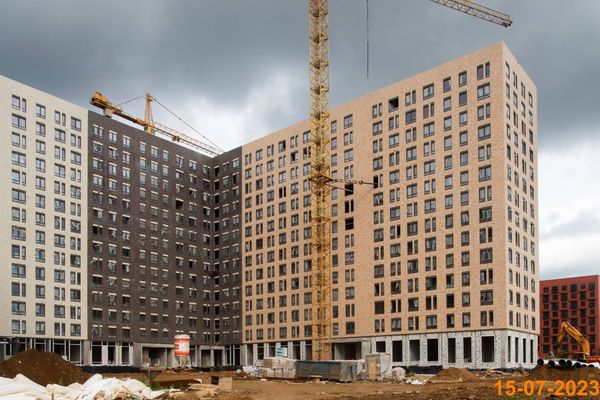 Ход строительства ЖК «Середневский лес» за Июль 2023 г., фото №2
