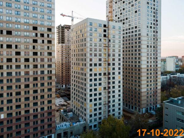 Ход строительства ЖК «Кронштадтский 9» за Октябрь 2022 г., фото №3