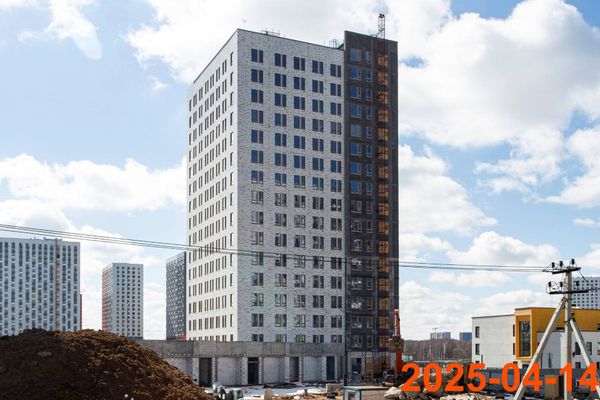 Ход строительства ЖК «Саларьево парк» за Апрель 2025 г., фото №4