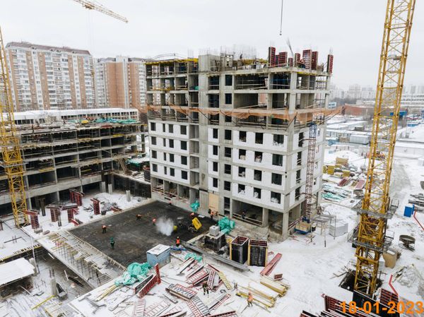 Ход строительства ЖК «Полар» за Январь 2023 г., фото №4