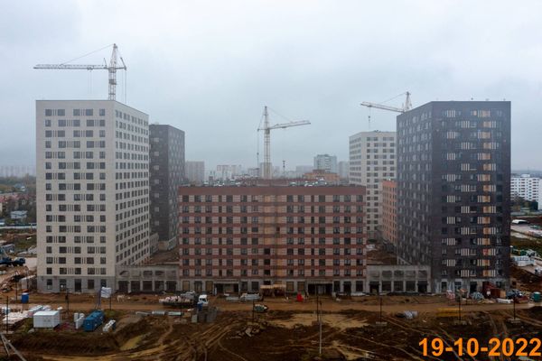 Ход строительства ЖК «Никольские луга» за Октябрь 2022 г., фото №5
