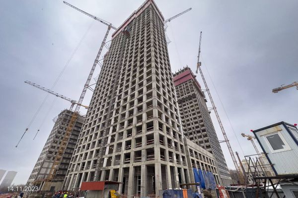Ход строительства ЖК «Вейв» за Ноябрь 2023 г., фото №4