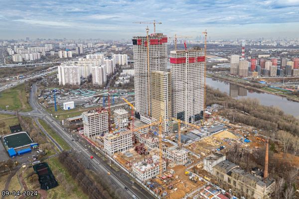 Ход строительства ЖК «Вейв» за Апрель 2024 г., фото №4