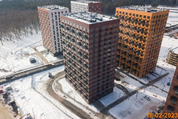 Ход строительства ЖК «Саларьево парк» за Февраль 2023 г., фото №3