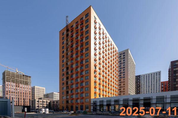 Ход строительства ЖК «Волжский парк» за Июль 2025 г., фото №3