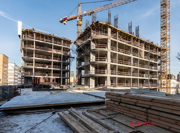 Ход строительства ЖК «Дом 56» за Март 2025 г., фото №2