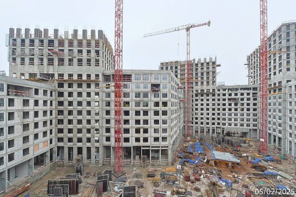 Ход строительства ЖК «Варшавские ворота» за Февраль 2025 г., фото №2