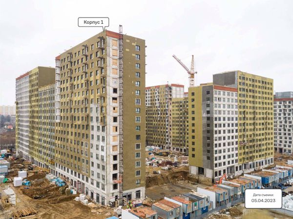 Ход строительства ЖК «Молжаниново» за Апрель 2023 г., фото №2
