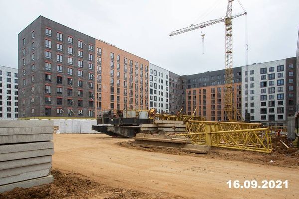 Ход строительства ЖК «Середневский лес» за Сентябрь 2021 г., фото №5