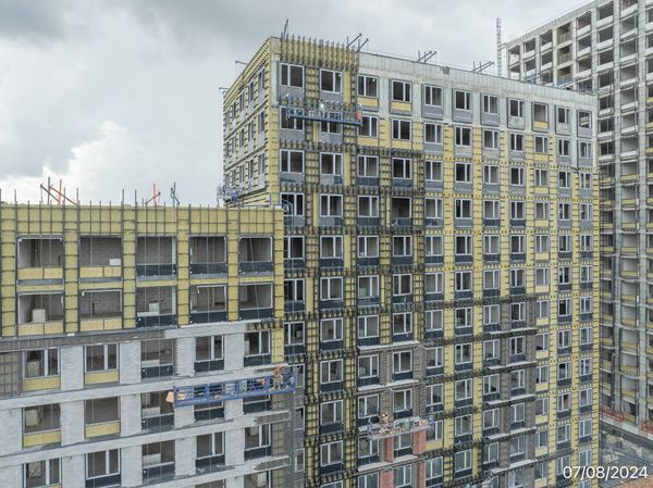 Ход строительства ЖК «Петровский парк II» за Август 2024 г., фото №5