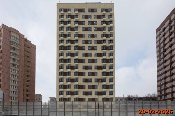 Ход строительства ЖК «Юнино» за Февраль 2026 г., фото №3