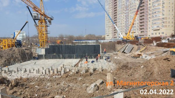 Ход строительства ЖК «Екатерининский» за Апрель 2022 г., фото №5