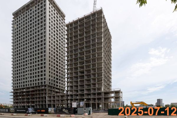Ход строительства ЖК «2-й Иртышский» за Июль 2025 г., фото №3