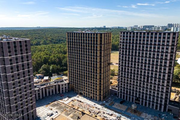 Ход строительства ЖК «Парксайд» за Сентябрь 2024 г., фото №3