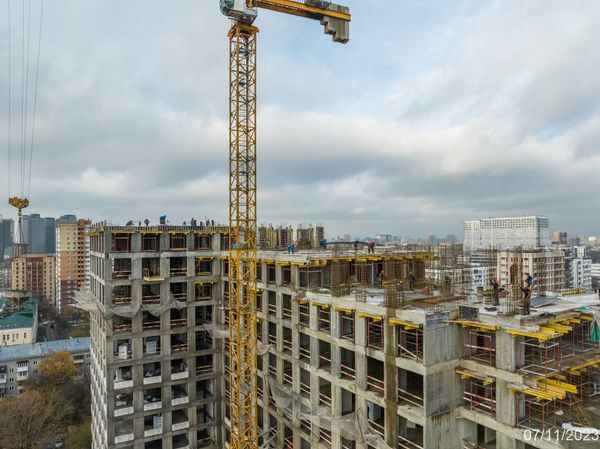 Ход строительства ЖК «Петровский парк II» за Ноябрь 2023 г., фото №2