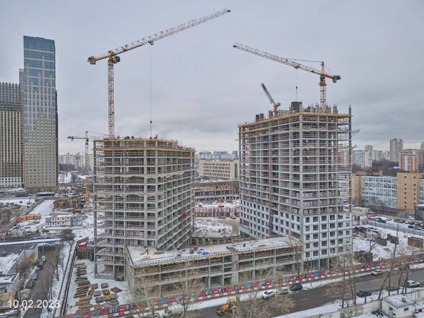 Ход строительства ЖК «Дмитровское небо» за Февраль 2023 г., фото №4