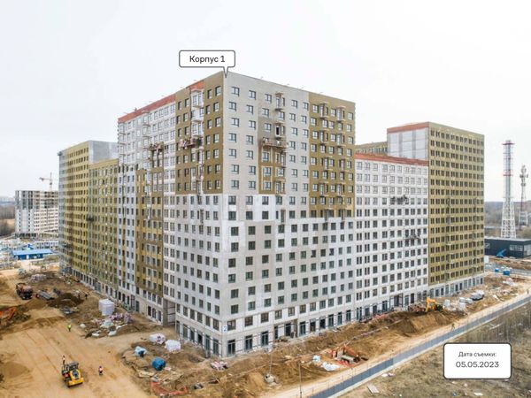 Ход строительства ЖК «Молжаниново» за Май 2023 г., фото №4