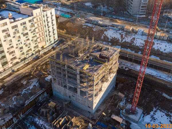Ход строительства ЖК «Барклая 6» за Март 2022 г., фото №3