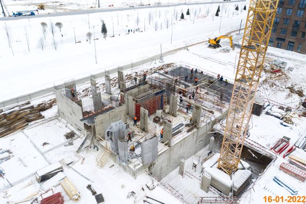 Ход строительства ЖК «Холланд парк» за Январь 2022 г., фото №5