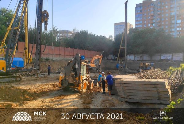 Ход строительства ЖК «Акватория» за Сентябрь 2021 г., фото №3
