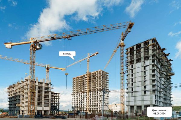 Ход строительства ЖК «Квартал Марьино» за Август 2024 г., фото №4
