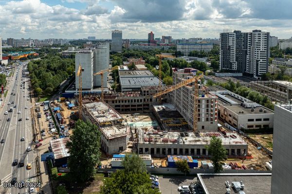 Ход строительства ЖК «Обручева 30» за Август 2024 г., фото №5