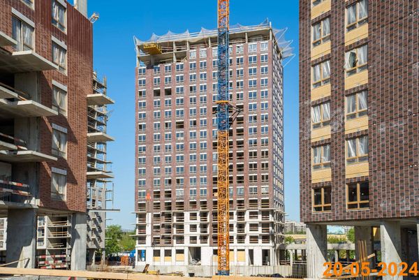 Ход строительства ЖК «Большая Академическая 85» за Май 2024 г., фото №4