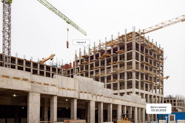 Ход строительства ЖК «НОВА» за Октябрь 2025 г., фото №4