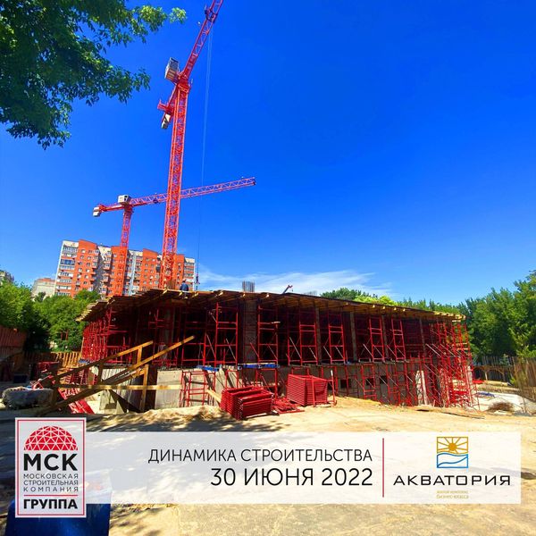 Ход строительства ЖК «Акватория» за Июль 2022 г., фото №4