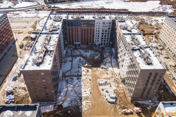 Ход строительства ЖК «Середневский лес» за Март 2022 г., фото №2