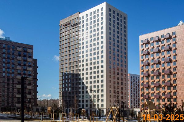 Ход строительства ЖК «Саларьево парк» за Март 2025 г., фото №5