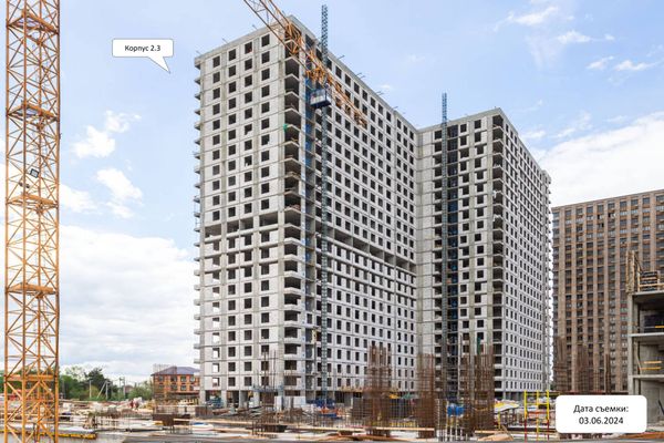 Ход строительства ЖК «Тропарево Парк» за Июнь 2024 г., фото №4