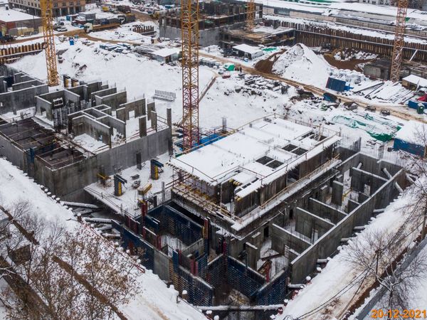 Ход строительства ЖК «Кронштадтский 9» за Декабрь 2021 г., фото №5