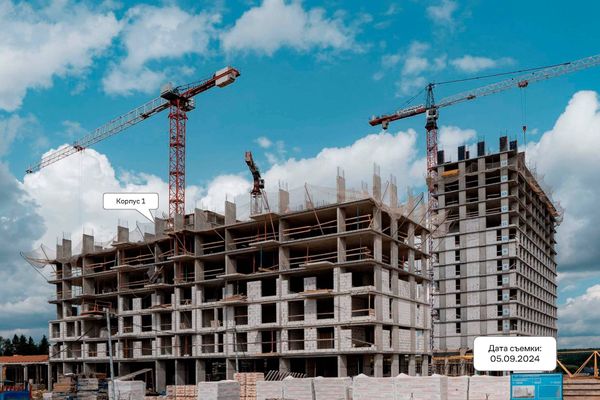 Ход строительства ЖК «Квартал Марьино» за Сентябрь 2024 г., фото №2