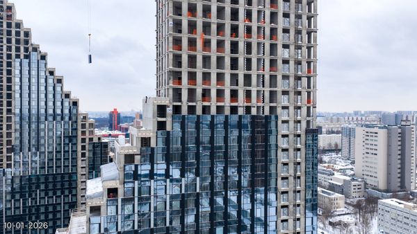 Ход строительства ЖК «Обручева 30» за Январь 2026 г., фото №5