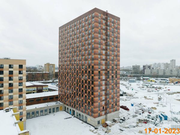 Ход строительства ЖК «Большая Академическая 85» за Январь 2023 г., фото №4