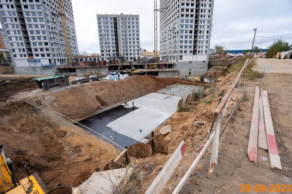 Ход строительства ЖК «Полар» за Сентябрь 2023 г., фото №3
