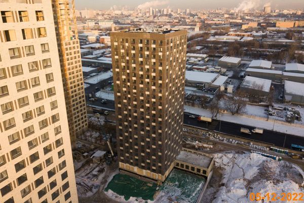 Ход строительства ЖК «Кавказский бульвар 51» за Декабрь 2022 г., фото №5