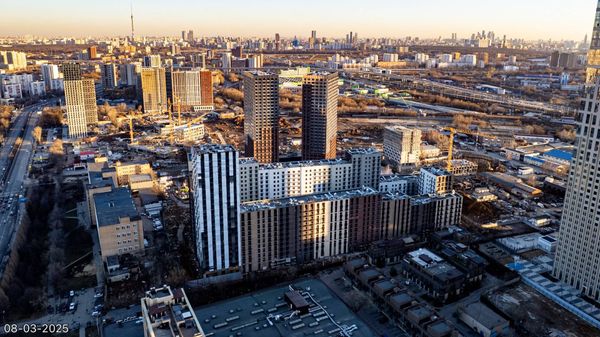 Ход строительства ЖК «Дмитровское небо» за Март 2025 г., фото №3