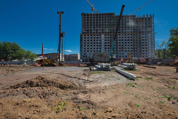 Ход строительства ЖК «УНО Головинские пруды» за Июль 2022 г., фото №2
