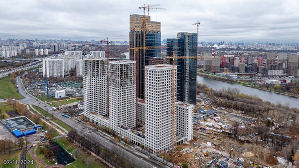 Ход строительства ЖК «Вейв» за Ноябрь 2024 г., фото №3