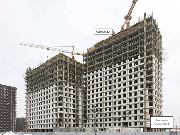 Ход строительства ЖК «Тропарево Парк» за Март 2023 г., фото №5