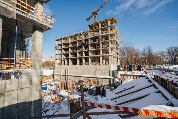 Ход строительства ЖК «Кутузовский квартал» за Февраль 2024 г., фото №3