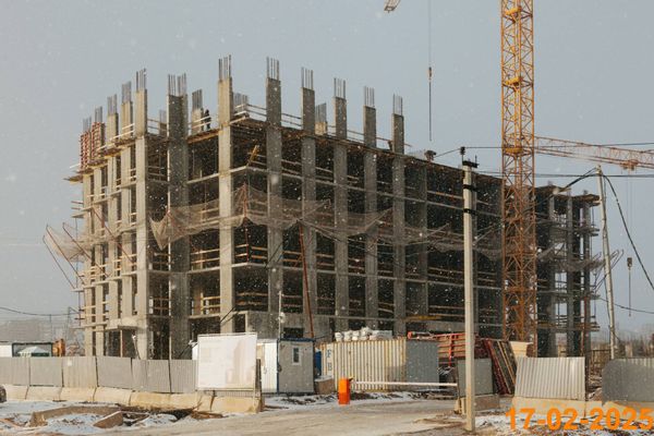 Ход строительства ЖК «Зелёный парк» за Февраль 2025 г., фото №4